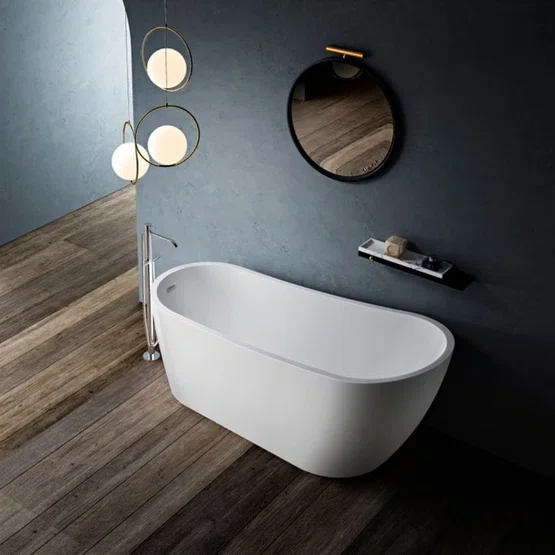 Banheira de Imersão Maraú Glossy White Immersi Moderna 152x72x73