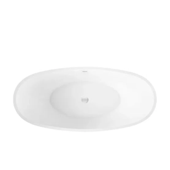 Banheira de Imersão Navegantes Glossy White Immersi Moderna 157x78,5x67