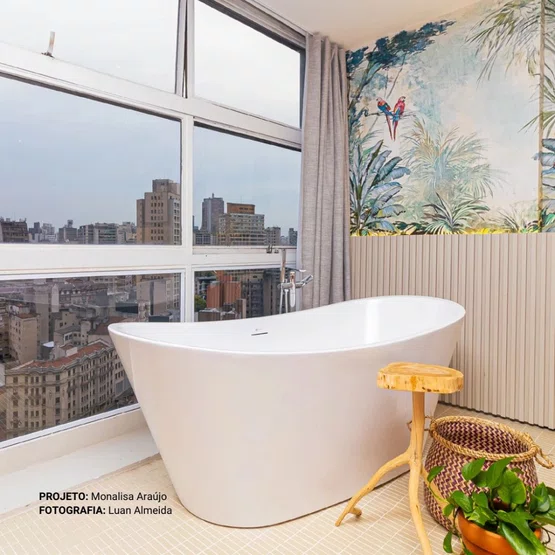 Banheira de Imersão Porto Belo Immersi Glossy White Moderna 170x81x68