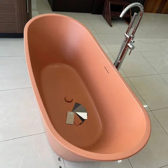 Banheira de Imersão Porto Belo Immersi Soft Terracota New Moderna 170x81x68