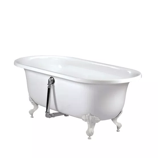 Banheira Clássica Devon Immersi com Pés Branco Vitoriano 2 Pessoas 65x78x173