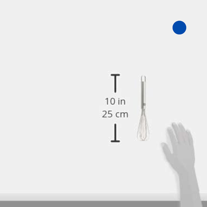 Batedor Fouet Manual Pequeno em Aço Inox 24 cm Zwilling Pro