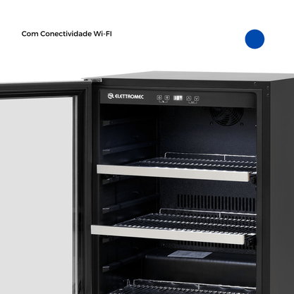 Cervejeira Beer Center Elettromec 135 Litros Built-In Com Função Connect Porta Com Abertura Para Esquerda 127V