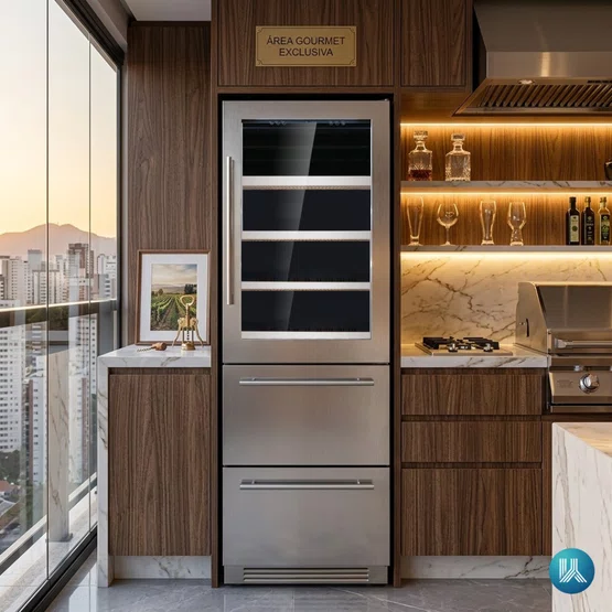 Beer Center Cuisinart Arkton com Gavetas Refrigeradas 398L 220V