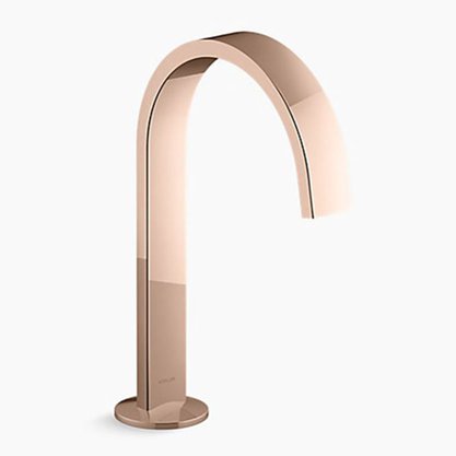 Bica Kohler Ribbon para Misturador de Lavatório Rose Gold