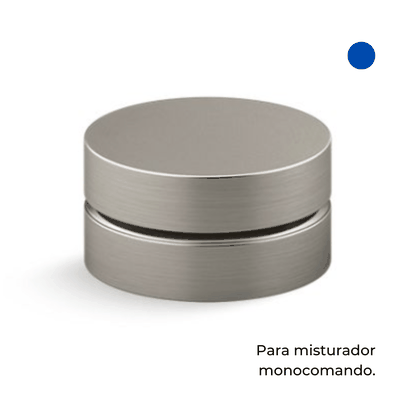 Combo Kohler Components Bica Tube com Acionador Monocomando Niquel Escovado