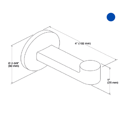 Cabideiro Components Kohler Níquel Escovado