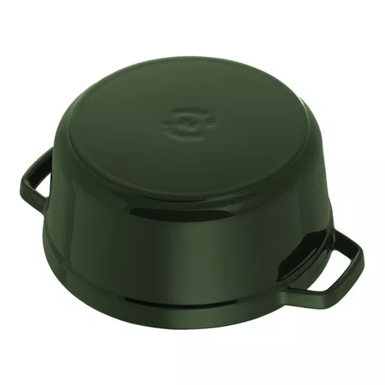 Caçarola Redonda Premium Staub Ferro Fundido Verde Basil 24cm
