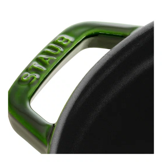 Caçarola Redonda Premium Staub Ferro Fundido Verde Basil 24cm
