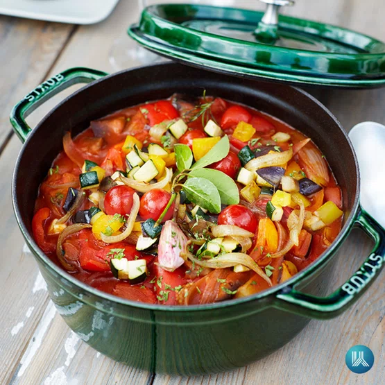 Caçarola Redonda Premium Staub Ferro Fundido Verde Basil 24cm