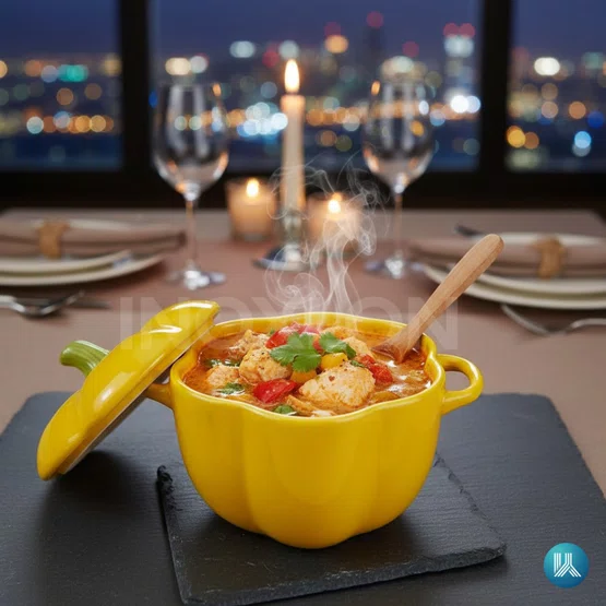 Cocotte Staub de Cerâmica Pimentão Amarelo 11 cm