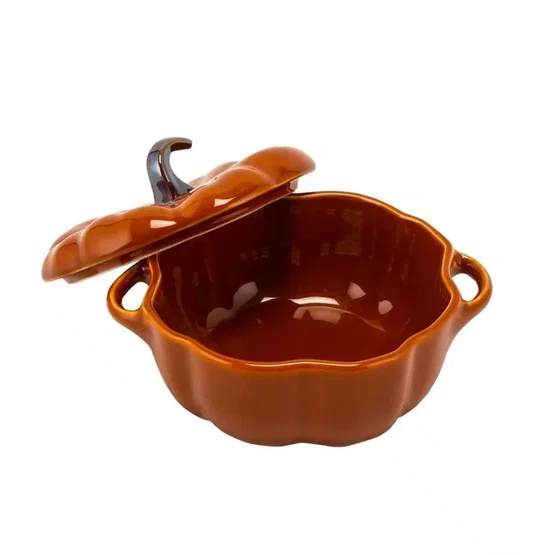 Cacarola Staub Formato Abóbora Ceramica Canela  14cm