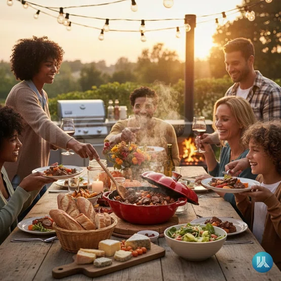 Caçarola STAUB Tomate Ferro Fundido Feita na França 25 cm