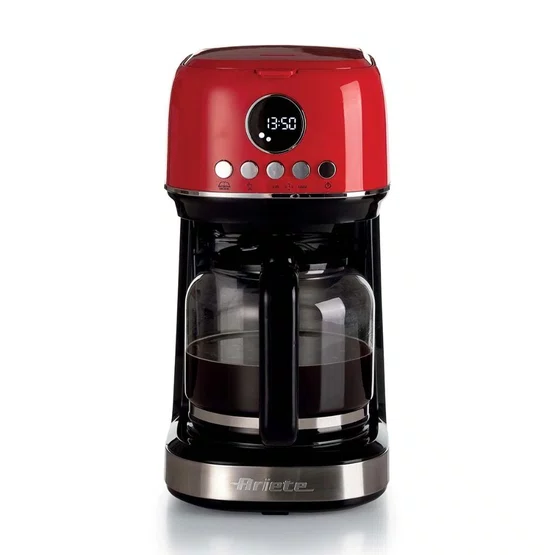 Cafeteira Americana Ariete 1396 Moderna e Programável Vermelho Com Filtro