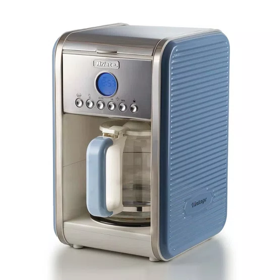 Cafeteira Premium Vintage Ariete 1342 Programável  Azul com Filtro