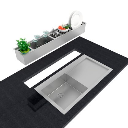 Canal Organizador Úmido DeBacco 60cm Inox