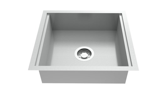 Canal Úmido DeBacco Quadratino 450 com Acessórios 50x45cm Inox Escovado