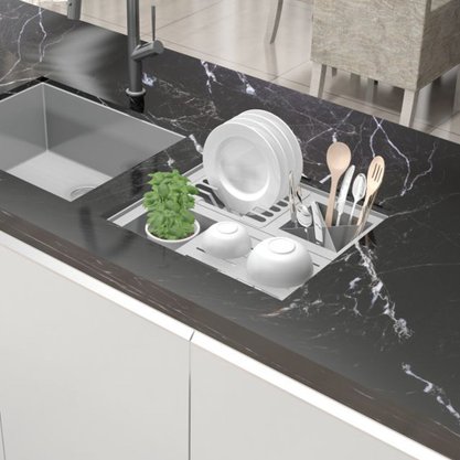 Canal Úmido DeBacco Quadratino 450 com Acessórios 50x45cm Inox Escovado