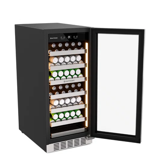 Cervejeira Beer Center Elettromec Connect 88L Inox Built-in
