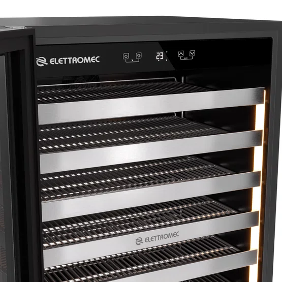 Cervejeira Beer Center Elettromec Inox 145 Litros Built-In 220V- Abertura Esquerda