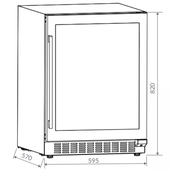Cervejeira Beer Center Invita Black 135L Built-in 220V