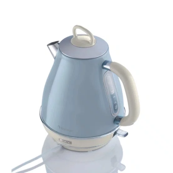 Chaleira Elétrica Vintage 2869 Ariete Inox  1,7 Litros 220V Azul