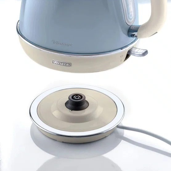 Chaleira Elétrica Vintage 2869 Ariete Inox  1,7 Litros 220V Azul