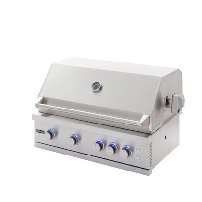 Churrasqueira a Gás Crissair 4 Queimadores Espeto Giratório BBQ Texas 90 220V