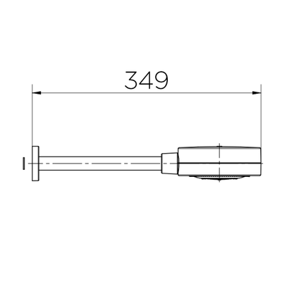 Chuveiro de Parede Docol Novo Technoshower Grafite Escovado