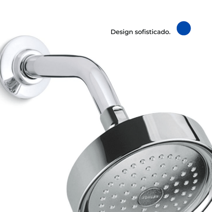 Chuveiro Redondo Purist Kohler Sem Tubo Diâmetro 14cm - Cromado