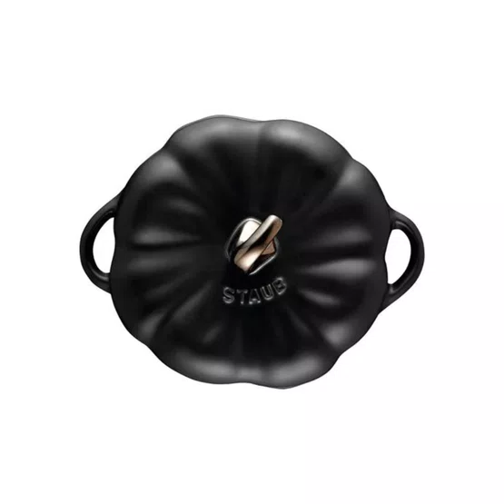 Cocotte STAUB Cerâmica Pumpkin Abóbora Preto Fosco 12cm