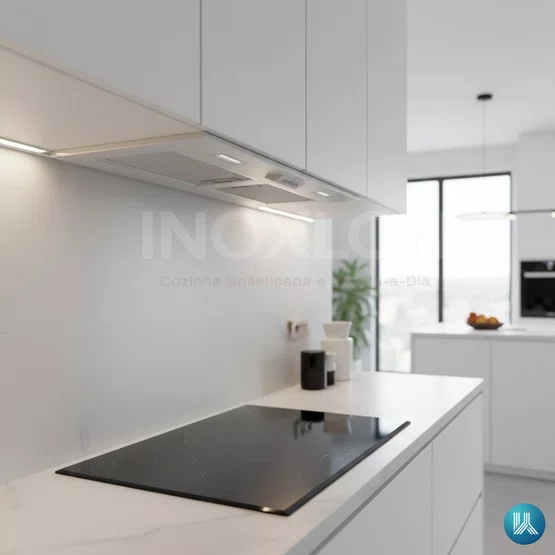 Coifa Crissair de Embutir Design Invisível Inox 90 cm