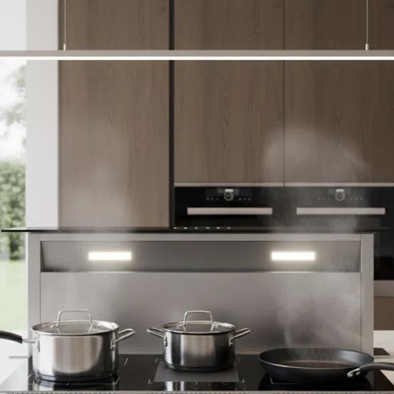 Coifa de Bancada Downdraft Elettromec Sollevare 90cm Connect 220V
