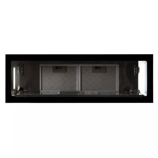 Coifa de Embutir Cuisinart Arkton Inox e Preto Sucção Perimetral 1200M³ 90CM
