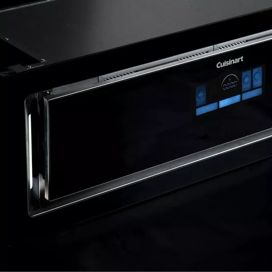 Coifa de Embutir Cuisinart Arkton Inox e Preto Sucção Perimetral 1200M³ 90CM