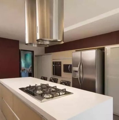 Coifa de Ilha Crissair Isola Cilindro G5 220V Inox
