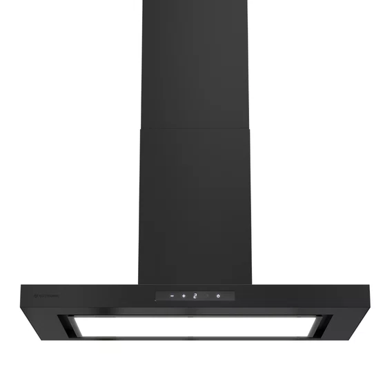 Coifa de Ilha Elettromec Adria Black Matte Connect 90cm 220V