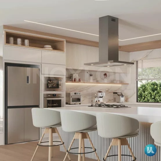 Coifa de Ilha Elettromec Milano 120cm 220V
