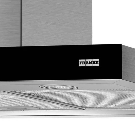 Coifa de Ilha Linea Franke Display Digital Touch Inox e Vidro Preto 90cm