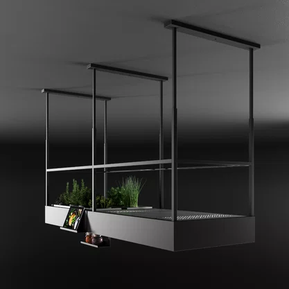 Coifa de Ilha Spazio Falmec Black Matte 180cm 220V