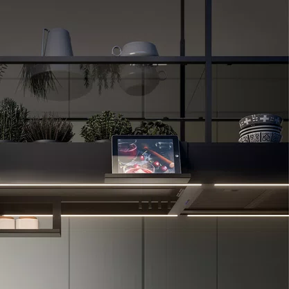 Coifa de Ilha Spazio Falmec Black Matte 180cm 220V