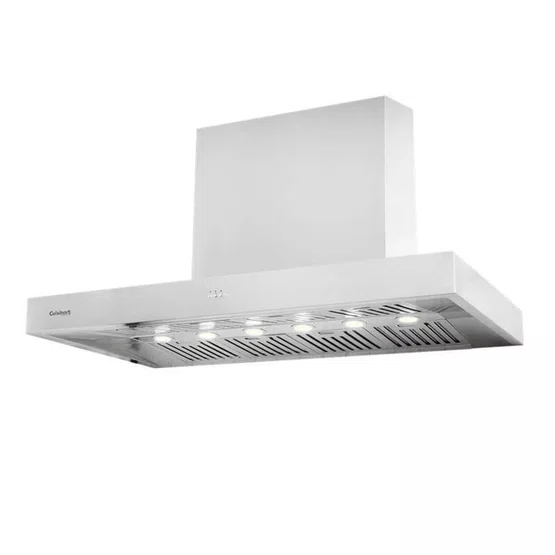 Coifa de Parede Potente Premium Cuisinart Arkton BBQ Inox 2 Motores 120cm 220V