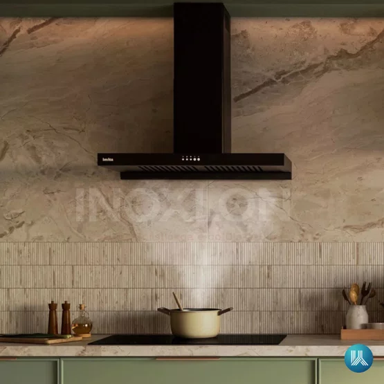 Coifa Invita de Parede Inox Black 90cm 220V