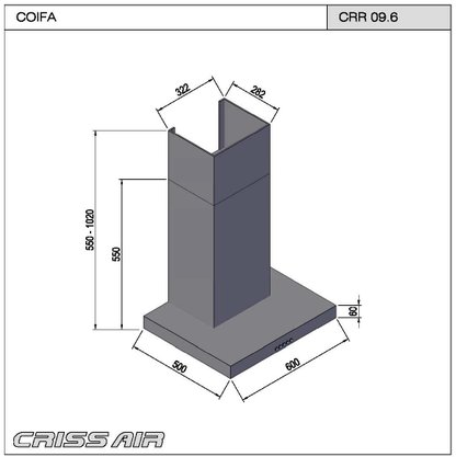Coifa de Parede Crissair Signature CRR-09-6 60cm