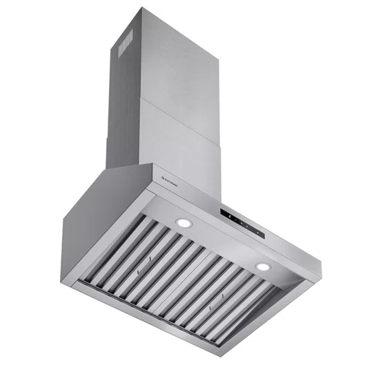Coifa de Parede Elettromec Churrasqueira Motor Duplo Inox 430 75 cm 220V