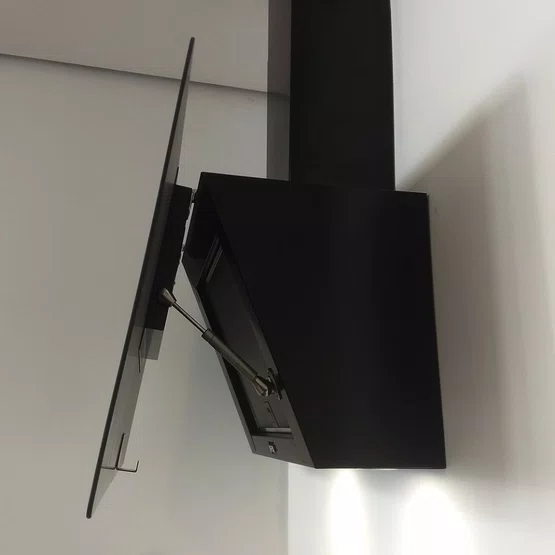 Coifa de Parede Vertical Evo Black Franke com Extração Perimetral 90cm 220V