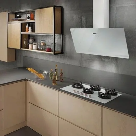 Coifa de Parede Vertical Evo White Franke com Extração Perimetral 90cm 220V
