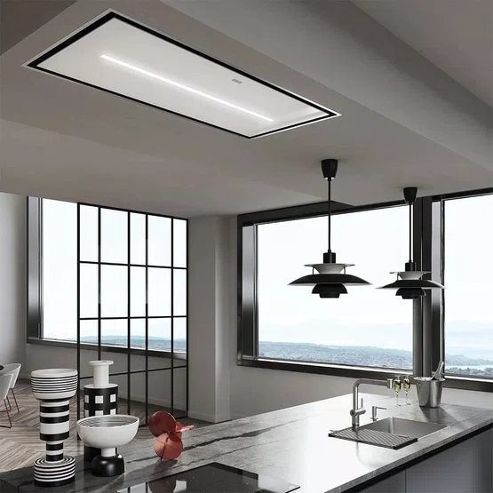 Coifa de Teto FCMY Air Hub Franke Purificador de Ar Wi-Fi e Alexa 120cm 220V