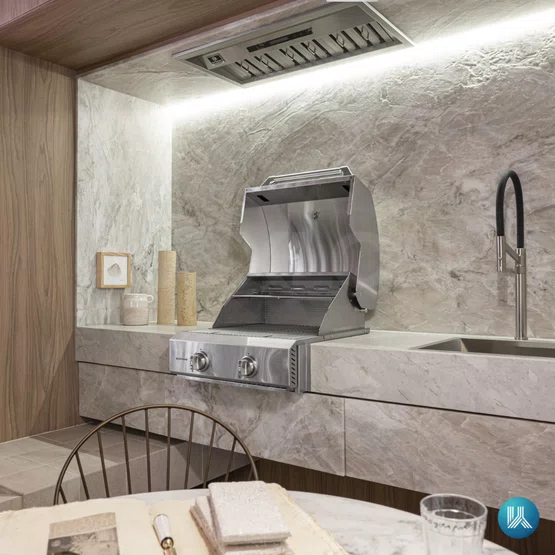 Coifa Elettromec Professional Churrasqueira Built-in 34 Polegadas 220V