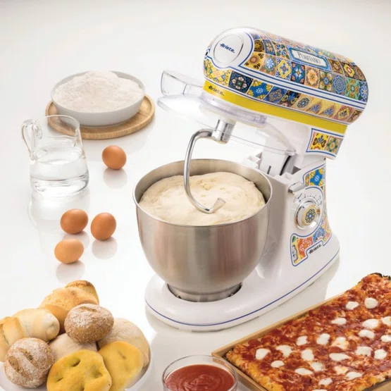 Coleção Ariete Positano Batedeira, Liquidificador, Espremedor, Chaleira e Torradeira Inox